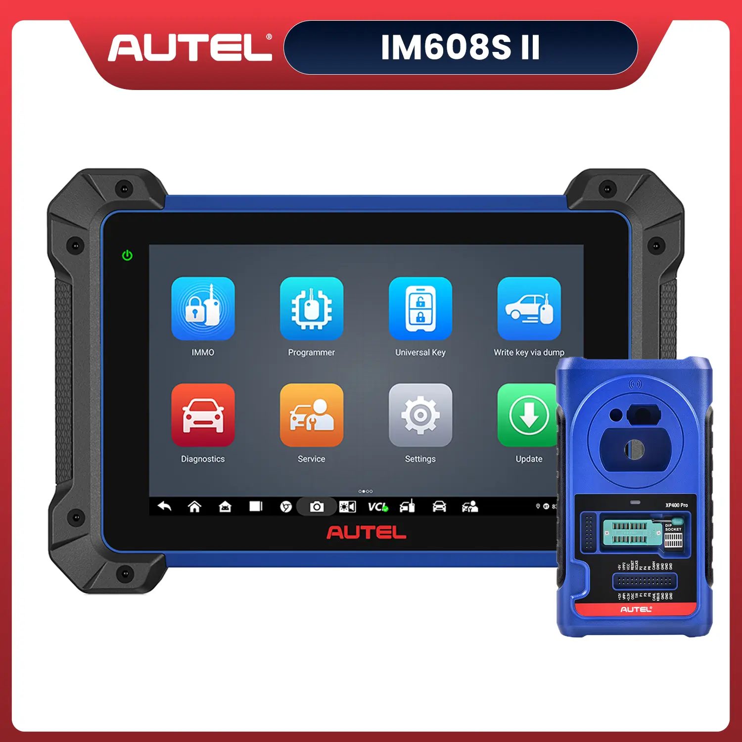 Autel MaxiIM IM608S II | Same as IM608 PRO II | Automotive All-In-One Key Programming Tool, Top IMMO Functions, Advanced ECU Coding, No IP Limitation, Upgrade of Autel IM608 PRO/IM608/IM508S